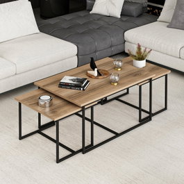 Hanah Home Levada - Walnut Mesas Nido